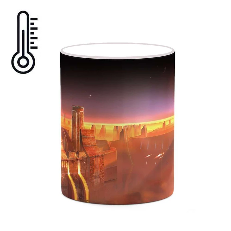 ماگ حرارتی کاکتی مدل فضا و کهکشان کد mgh19977