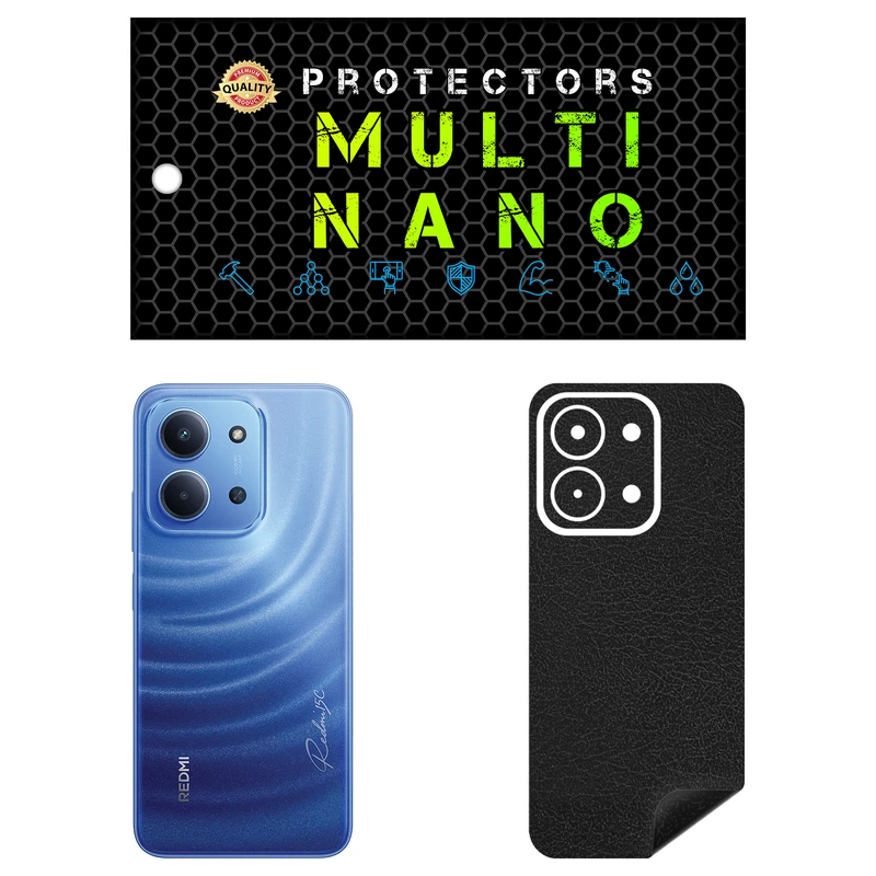 برچسب پوششی مولتی نانو طرح چرم مدل X-F1L مناسب برای گوشی موبایل شیائومی Redmi 15C