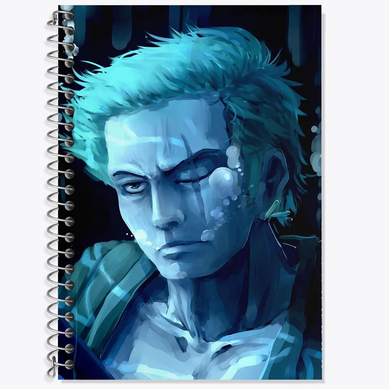 دفتر لغت 50 برگ خندالو مدل زورو انیمه وان پیس One Piece کد 17277