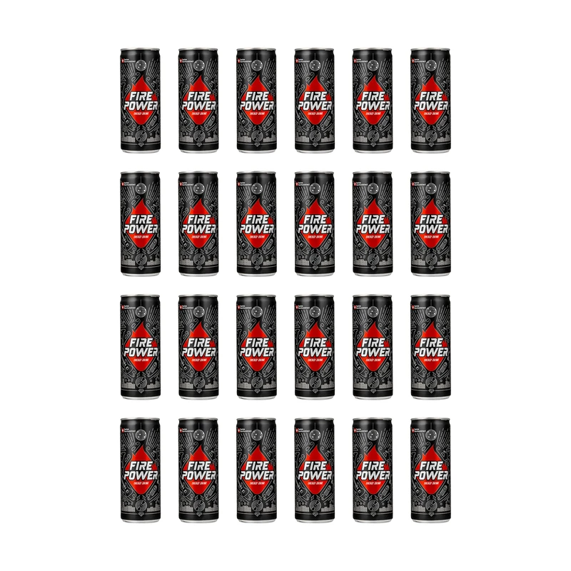 نوشيدني انرژي زا فایر پاور - 250 ميلي ليتر بسته 24 عددی 