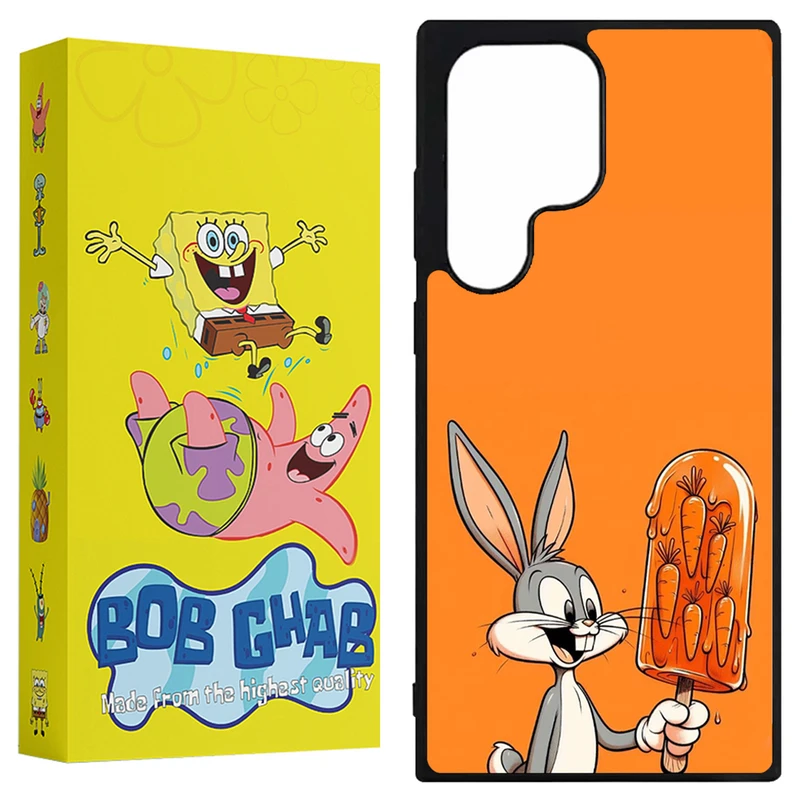 کاور باب قاب طرح خرگوش مدل BCPS22U مناسب برای گوشی موبایل سامسونگ Galaxy S22 Ultra 5G