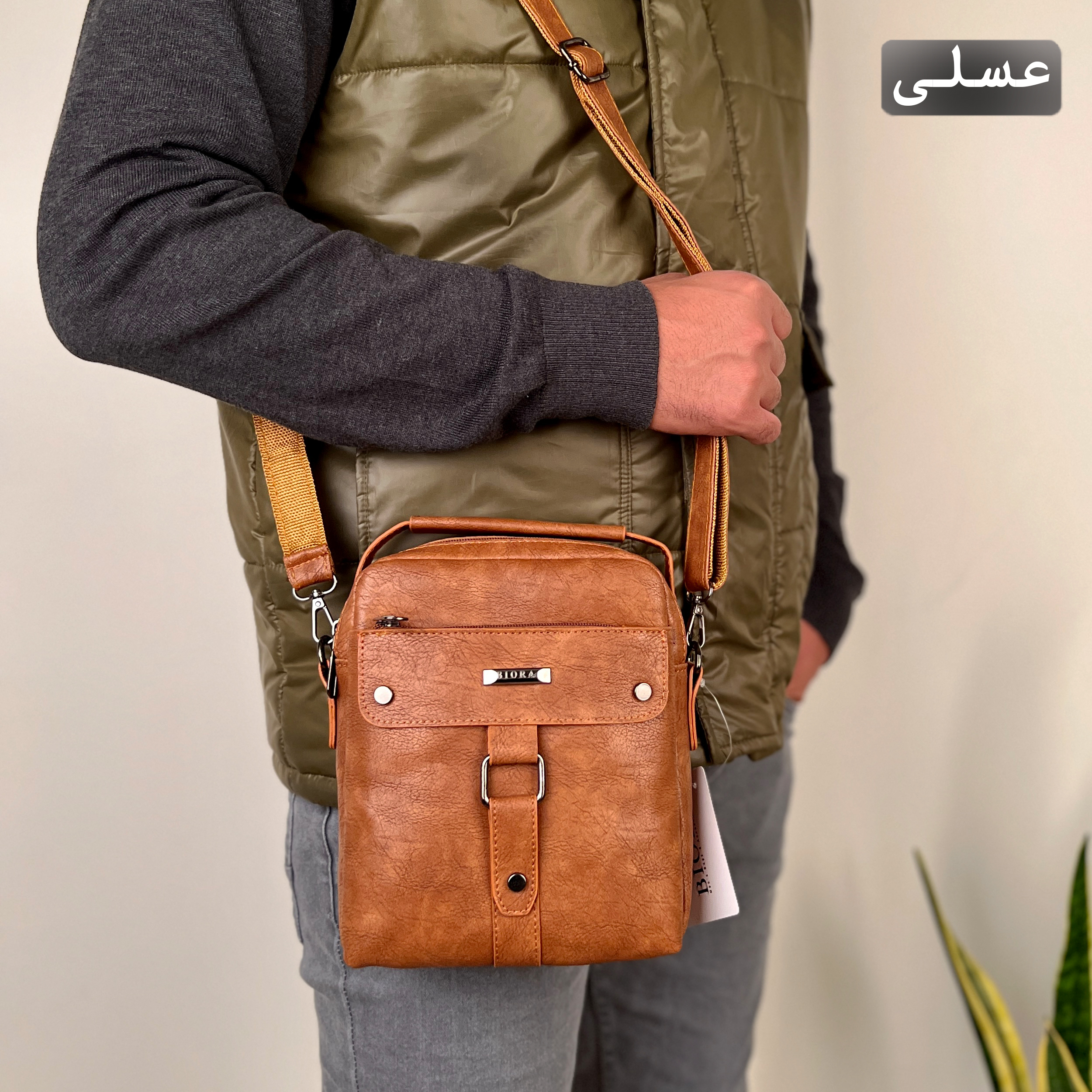 کیف رودوشی مردانه بیورا مدل dbb54