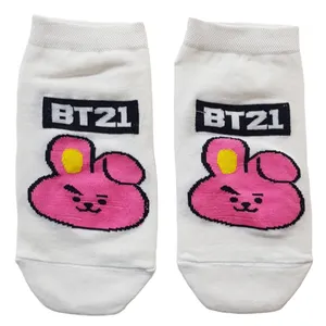 جوراب زنانه مدل کوکی BTS bt21