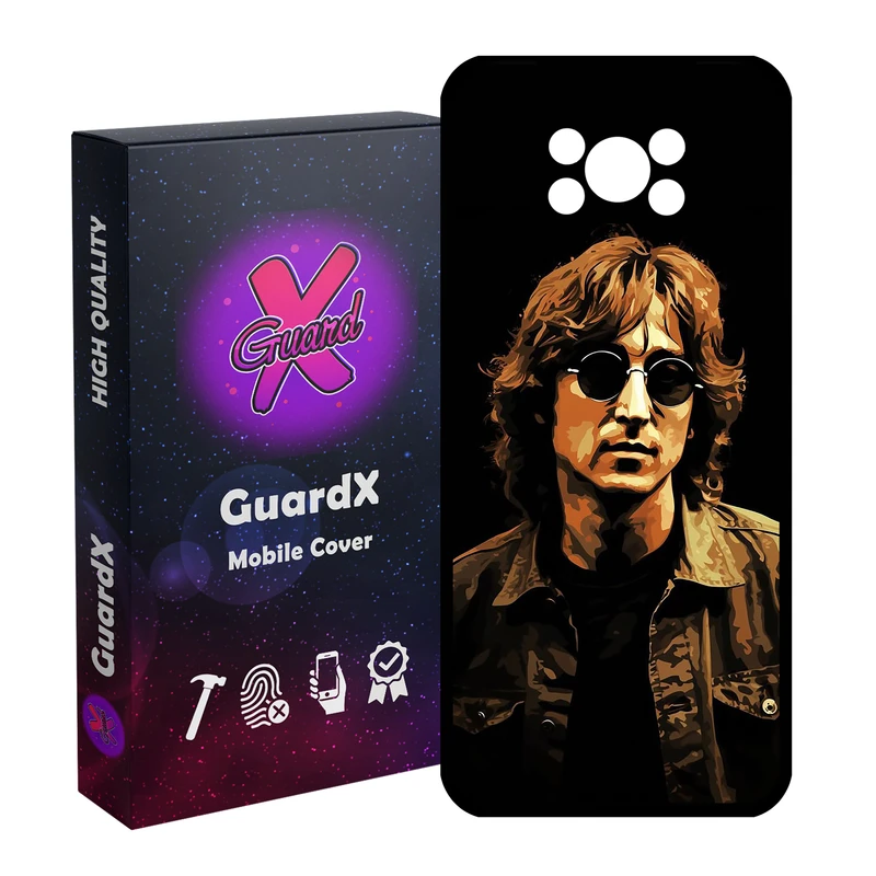 کاور گارد ایکس طرح مرد مدل Glass10753 مناسب برای گوشی موبایل شیائومی Poco X3 NFC/Poco X3/Poco X3 Pro