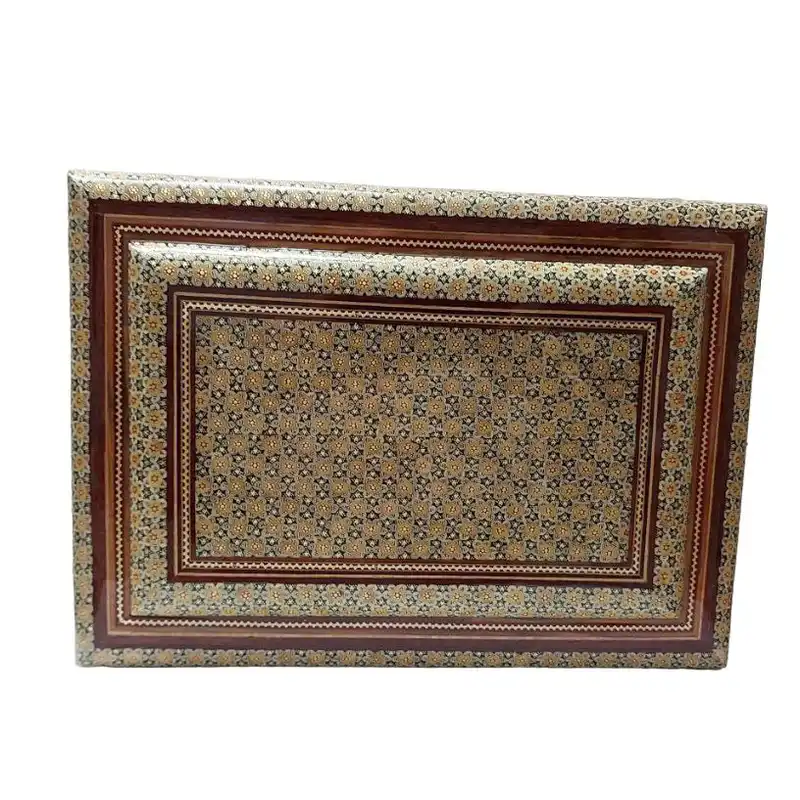 جعبه قرآن کریم خاتم کاری کد 232