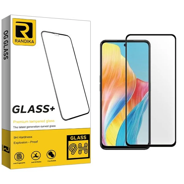 محافظ صفحه نمایش شیشه ای راندیکا مدل RK مناسب برای گوشی موبایل اوپو A98