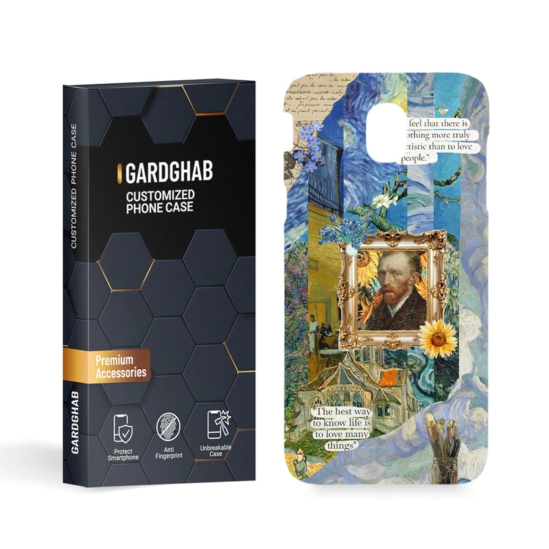 کاور گارد قاب مدل هنری مناسب برای گوشی موبایل سامسونگ Galaxy J5 Pro