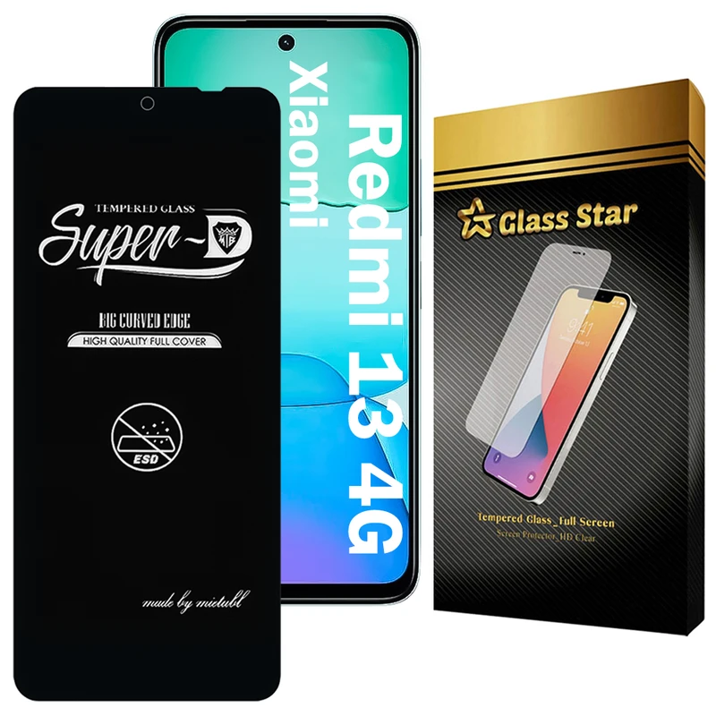 محافظ صفحه نمایش گلس استار مدل SUPERDNS مناسب برای گوشی موبایل شیائومی Redmi 13 4G