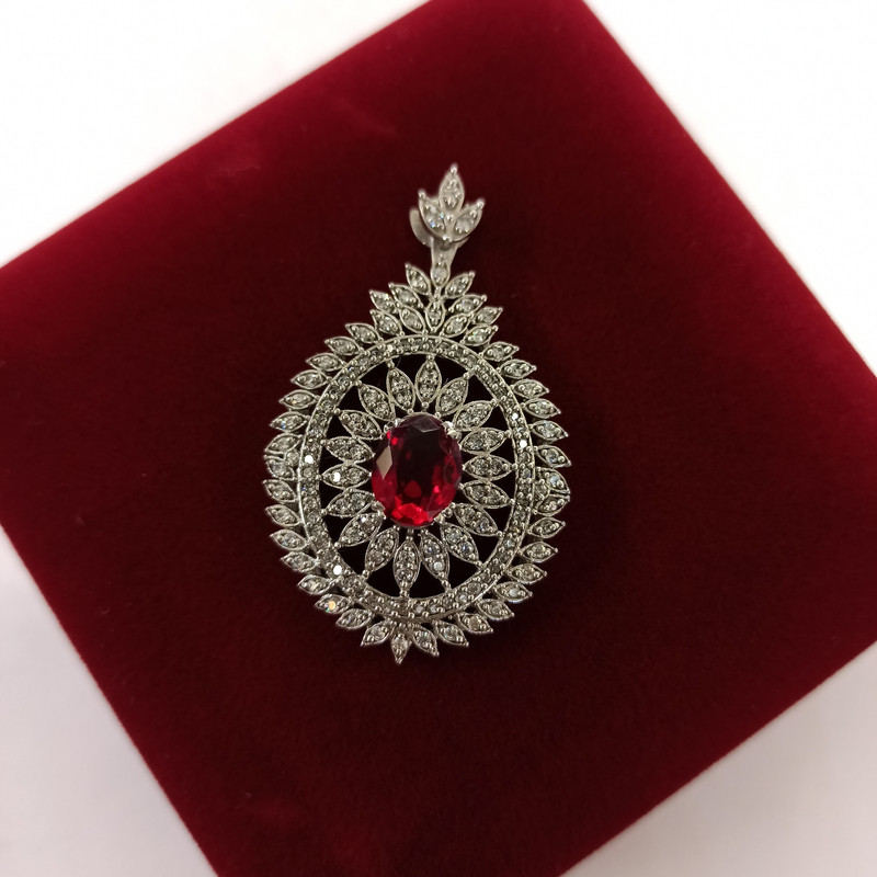 آویز گردنبند نقره زنانه مدل سنتاتیک