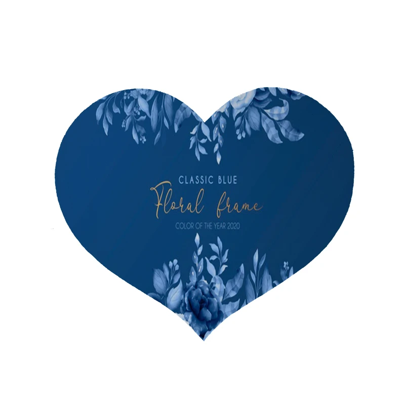      پادری مدل قلب طرح گل کد 8097 سایز 90 × 90 سانتی متر