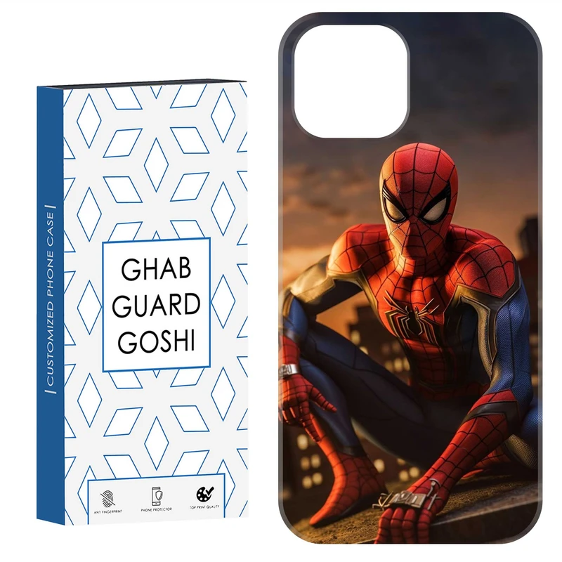 کاور قاب گارد گوشی طرح مرد عنکبوتی کد Dimo-284 مناسب برای گوشی موبایل اپل  IPHONE 12 / 12 PRO   