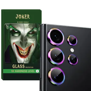 Joker Colorful Ring JK Camera Lens Protector For Samsung Galaxy S22 Ultra