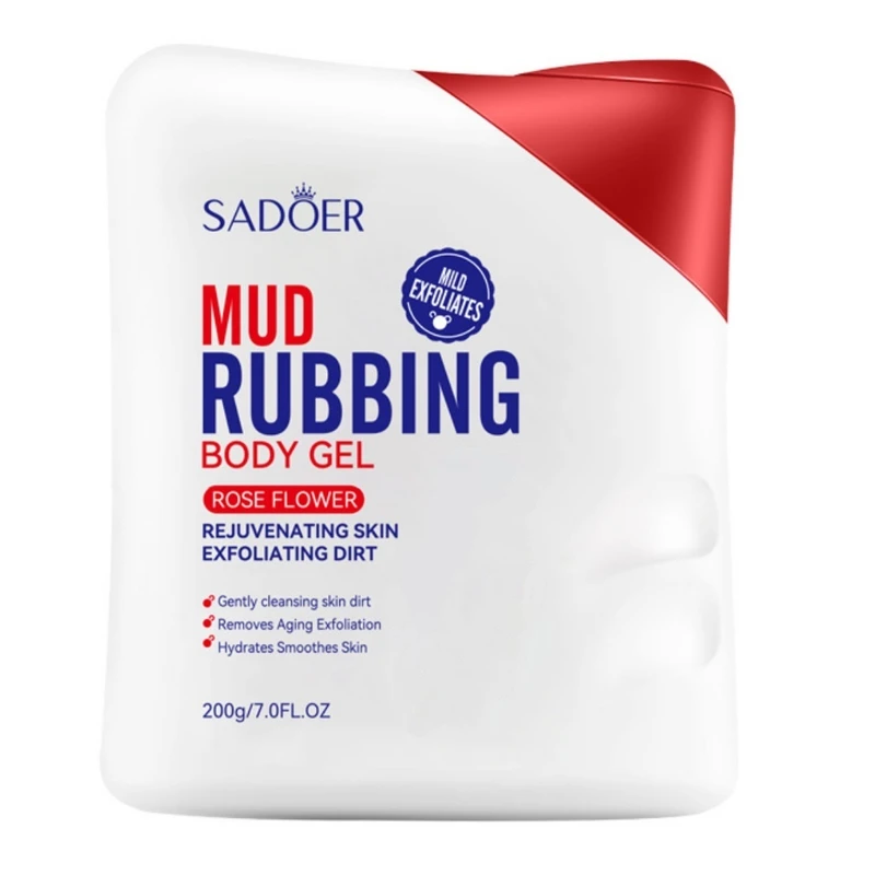 ژل لایه‌بردار بدن سادور مدل گل رز مناسب برای انواع پوست وزن 200 گرم