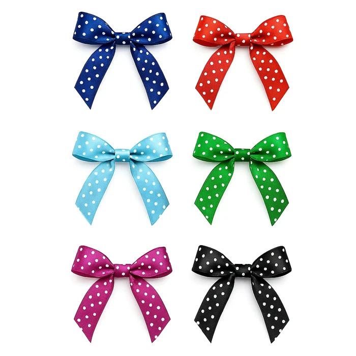 ابزار کادویی مدل پاپیون طرح خالدار مجموعه 6 عددی