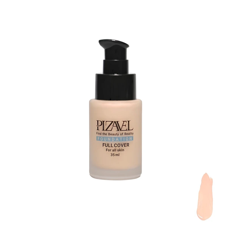 کرم پودر مایع spf15 پیزاول مدل Foundation شماره ۰۶ مناسب برای انواع پوست ۳۵ میلی لیتر