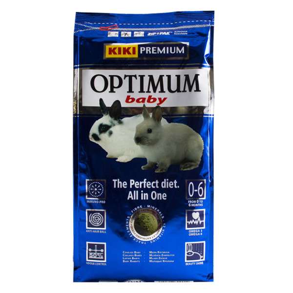 غذای بچه خرگوش کیکی مدل OPTIMUM وزن 800 گرم غذای بچه خرگوش کیکی مدل OPTIMUM وزن 800 گرم