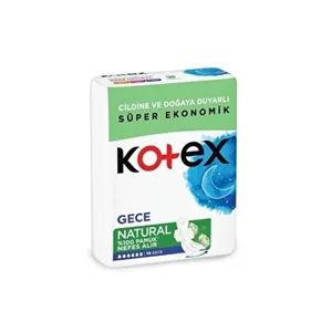 نوار بهداشتی کوتکس مدل  Natural Ekonomik Gece بسته 14 عددی