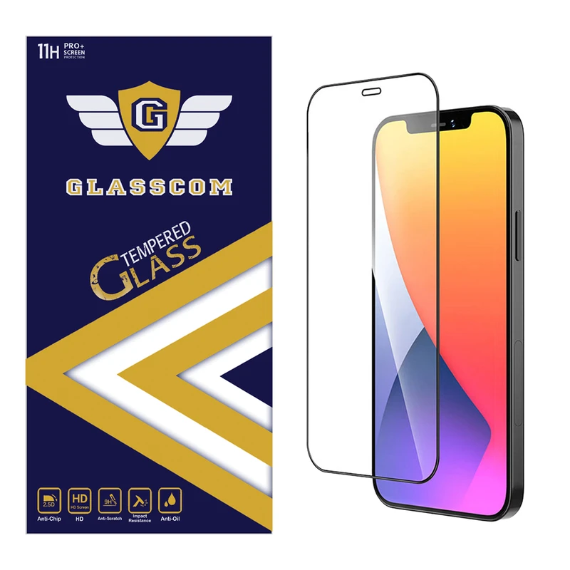 محافظ صفحه نمایش سرامیکی گلس کام مدل GC-i12 مناسب برای گوشی موبایل اپل iPhone 12