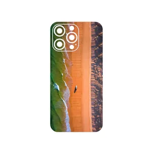 MAHOOT Beach and Green Sea Cover Sticker for Apple iPhone 14 Pro Max