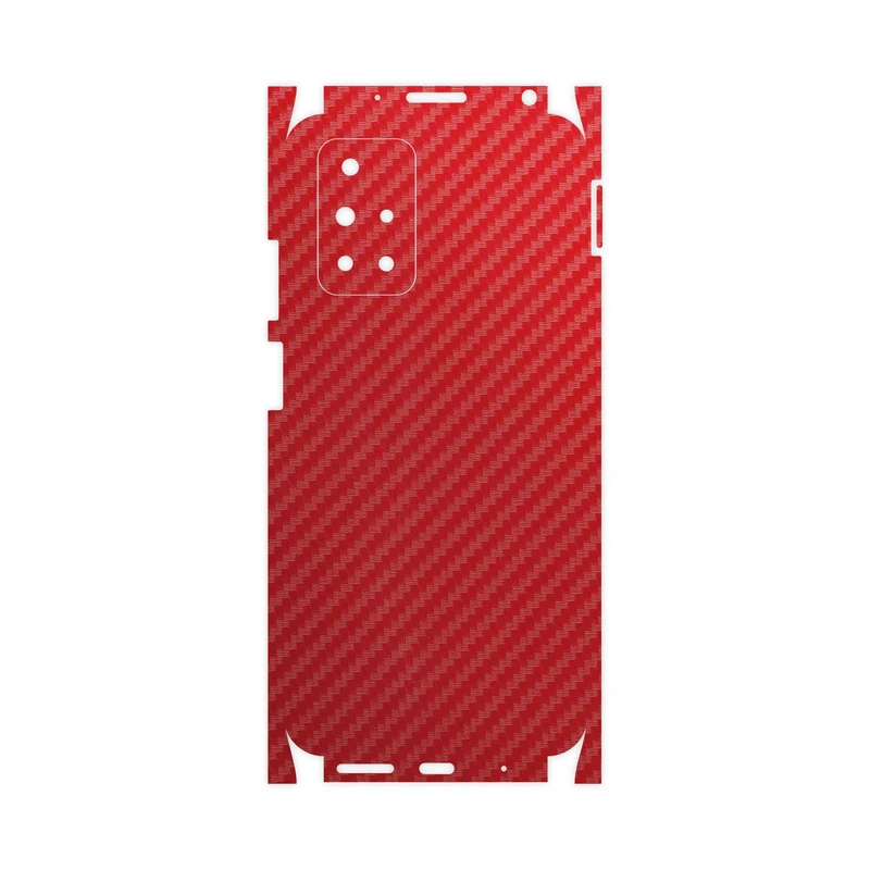 برچسب پوششی ماهوت مدل Red-Fiber-FullSkin مناسب برای گوشی موبایل شیائومی Redmi 10 Prime