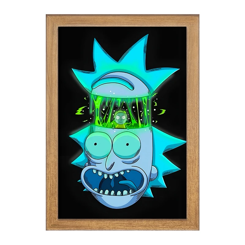 تابلو خندالو مدل ریک و مورتی (Rick and Morty) کد F4932
