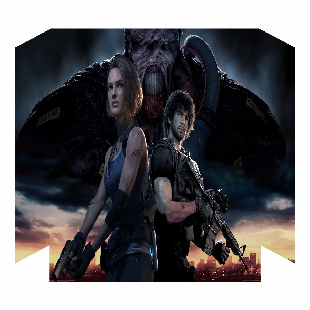 برچسب پلی استیشن ۴ فت مدل Evil3