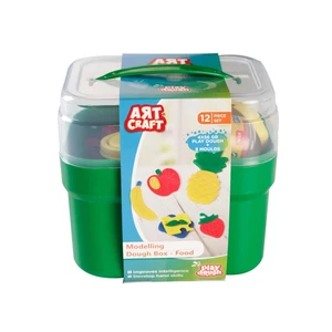 خمیر بازی مدل Dough Box Food کد 03492 مجموعه 12 عددی