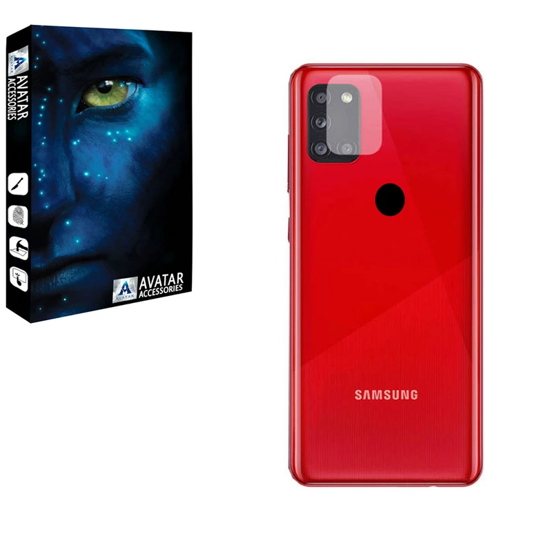محافظ لنز دوربین آواتار مدل LENZ_A21S مناسب برای گوشی موبایل سامسونگ GALAXY A21S