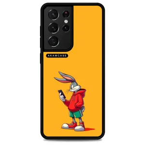 AKAM AMC-WSGS21U-BUNNY-3 Cover For Samsung Galaxy S21 Ultra