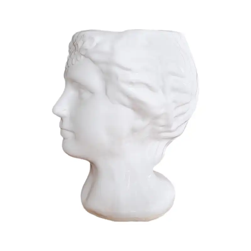 گلدان سرامیکی مدل چهره کد s2024