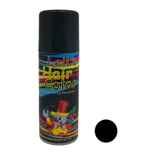 اسپری رنگ مو لیلو مدل 2442 حجم 125 میلی لیتر رنگ مشکی