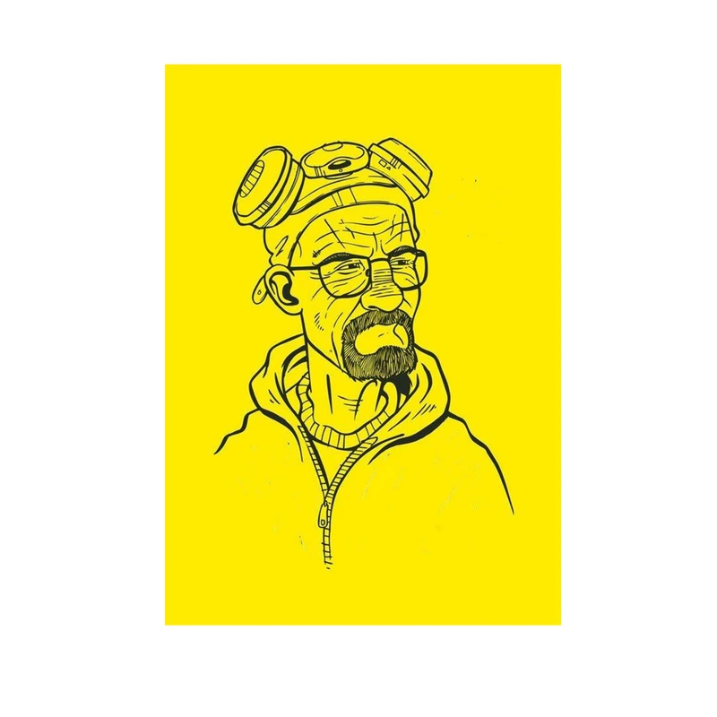 استیکر لپ تاپ و موبایل مدل سریال طرح بریکینگ بد Breaking Bad کد 2784