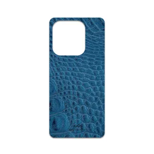 MAHOOT Blue-Crocodile-Leather Cover Sticker for Xiaomi Redmi Note 14 4G