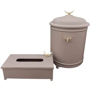 ست سطل و جای دستمال کاغذی مدل 1375g
