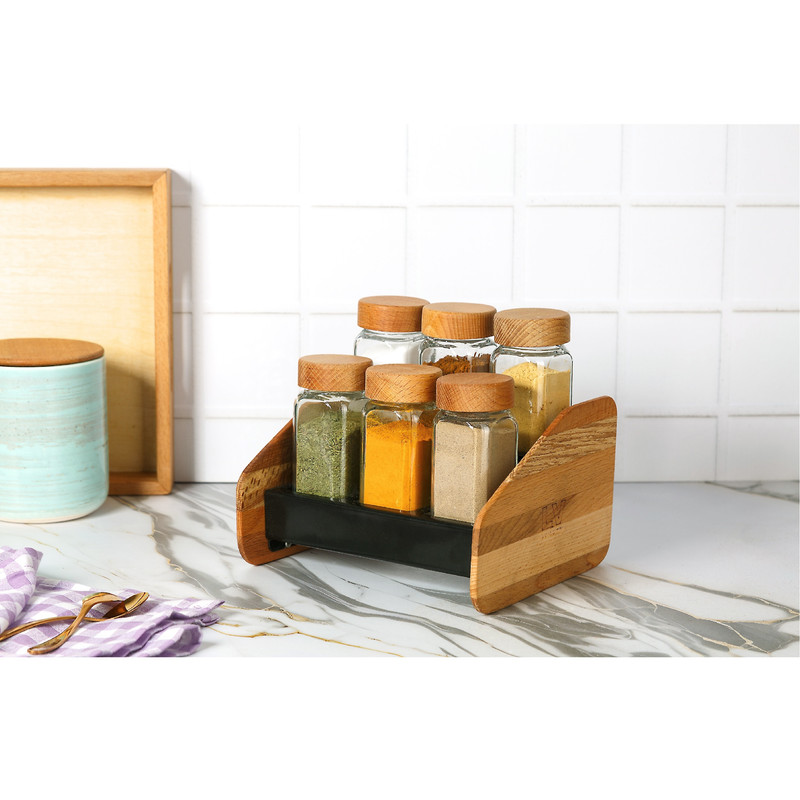 جای ادویه ال وی مدل 741 مجموعه 6 عددی