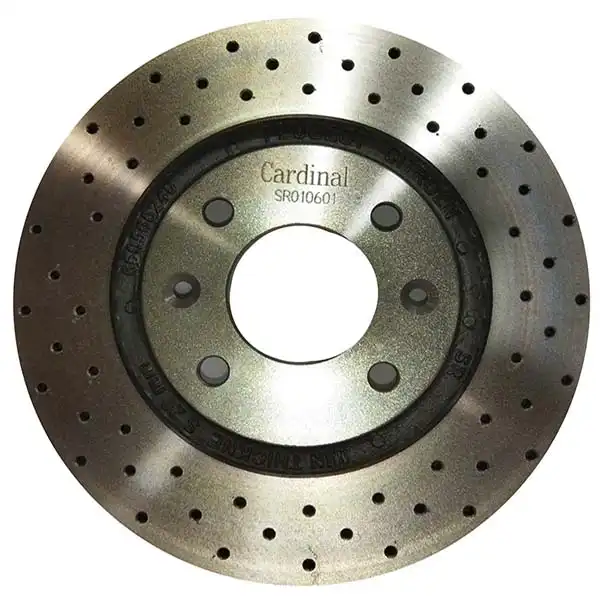 دیسک ترمز چرخ جلو کاردینال مدل S12 مناسب برای سمند EF7 بسته 2 عددی