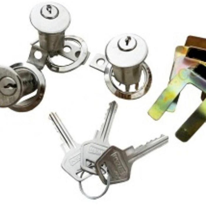 قفل و سوییچ سری ضد سرقت خودرو چیکال مدل P-946 مناسب برای پژو 405 بسته 3 عددی