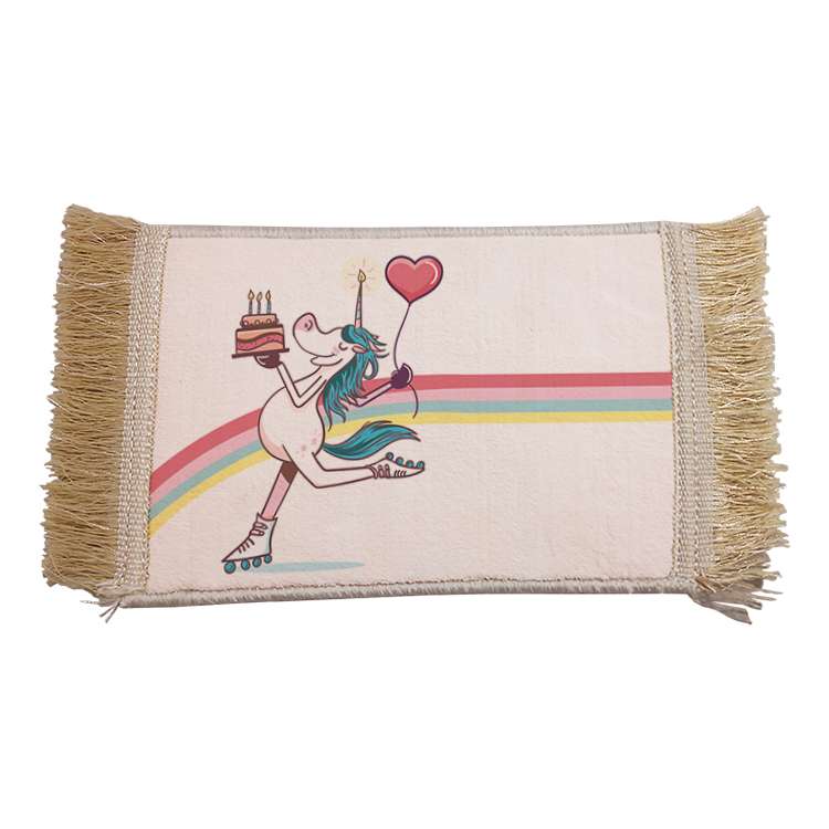 فرش ماشینی دیوارکوب مدل یونیکورن کد 17