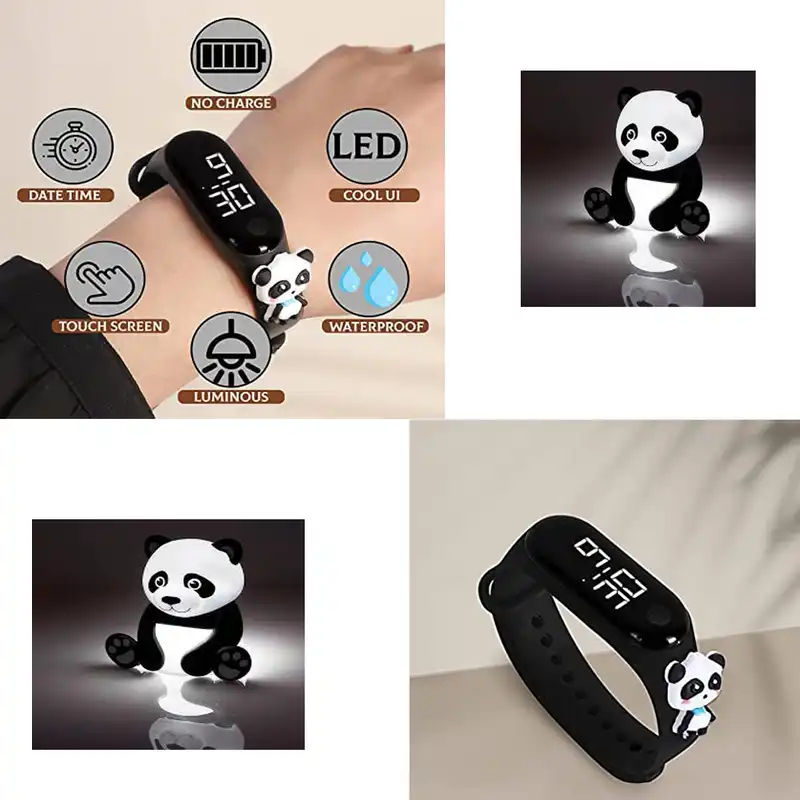 ساعت مچی دیجیتال مدل عروسکی پاندا کونگ فوکار