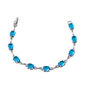     دستبند نقره زنانه بازرگانی میلادی کد DP_134