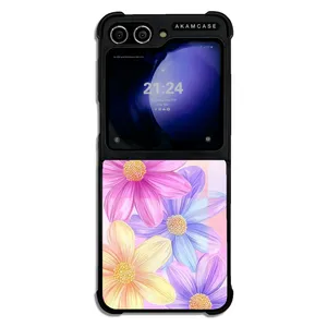 AKAM AMC-WSGZFLIP5-FLOWERS-31 Cover For Samsung Galaxy Z Flip 5