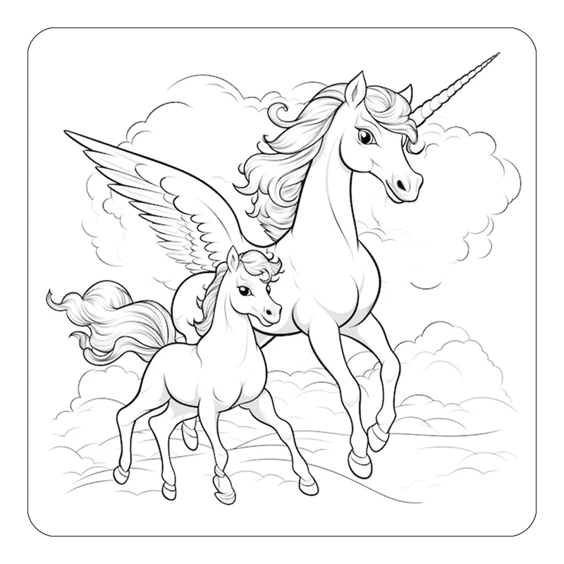 مگنت کاکتی طرح اسب تک شاخ و یونیکورن مدل mp30265