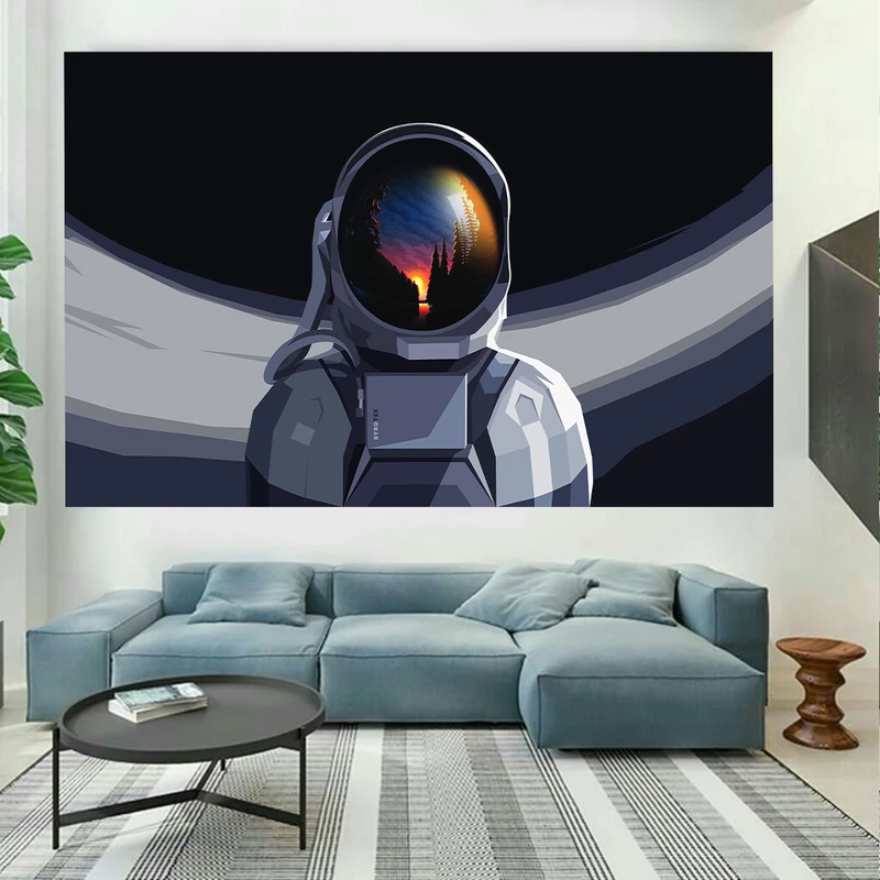 استیکر طرح فضانورد مدل دیدگاه کد AR41162