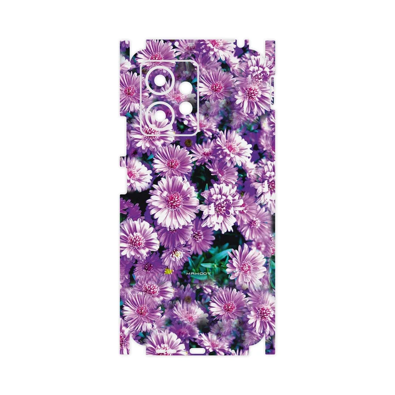 برچسب پوششی ماهوت مدل Purple_Flower-FullSkin مناسب برای گوشی موبایل شیائومی Redmi Note 12 4G