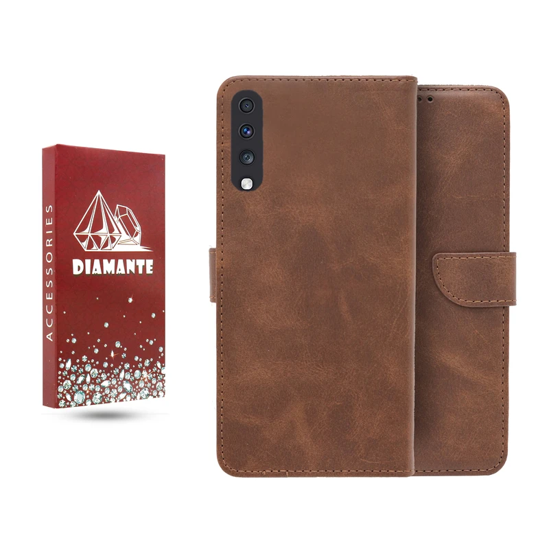 کیف کلاسوری دیامانته مدل چرم مناسب برای گوشی موبایل سامسونگ Galaxy A50s