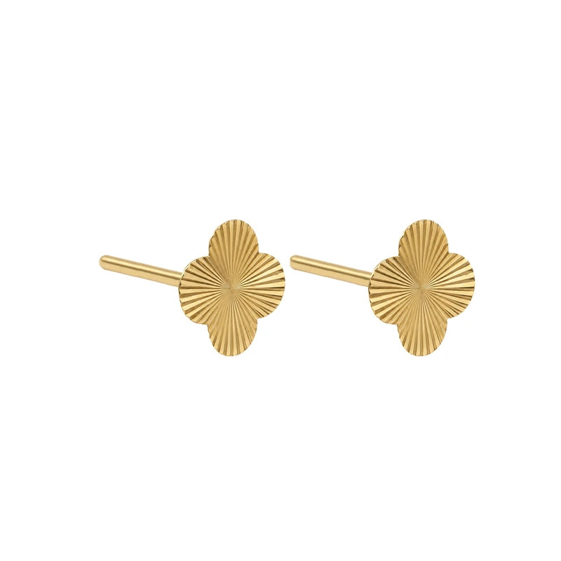 گوشواره میخی طلا 18 عیار زنانه دوست خوب مدل ونکلیف DK635
