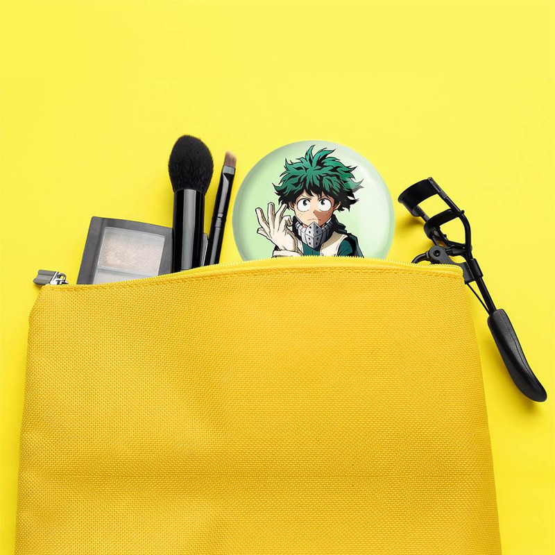 آینه جیبی خندالو مدل ایزوکو میدوریا انیمه آکادمی قهرمان من My Hero Academia  کد 10074
