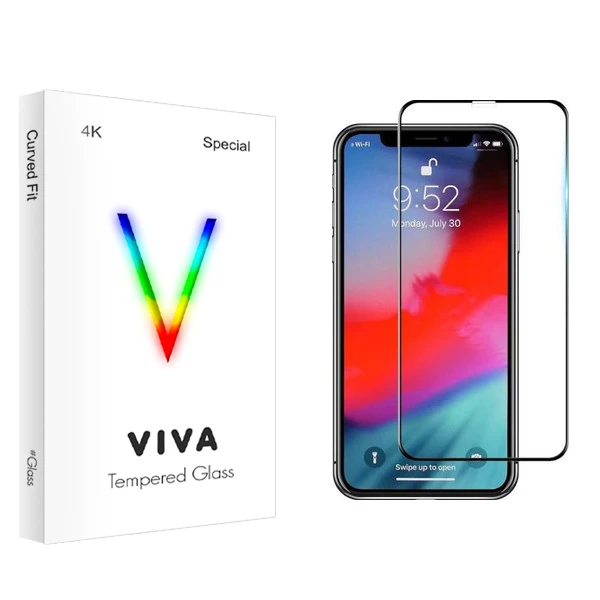 محافظ صفحه نمایش ویوا مدل 4K مناسب برای گوشی موبایل اپل iphone xr