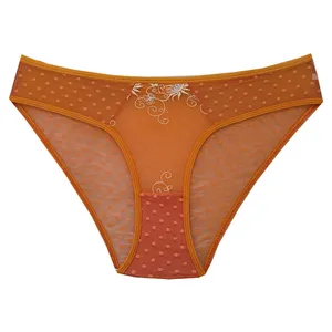 شورت زنانه مدل خال خالی رنگ نارنجی