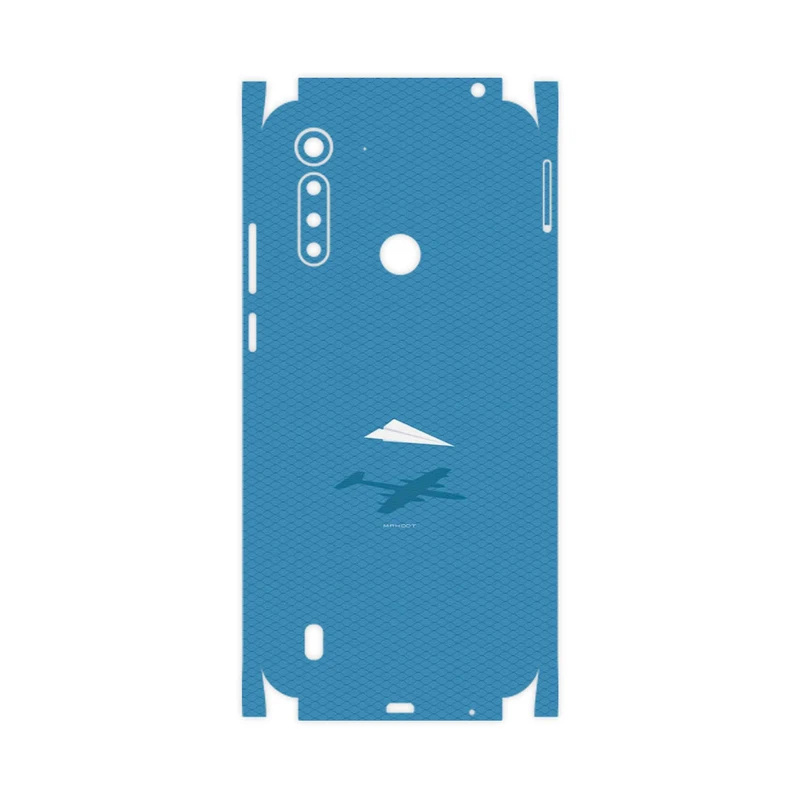 برچسب پوششی ماهوت مدل Minimal Paper Airplane-FullSkin مناسب برای گوشی موبایل موتورولا Moto G8 Power Lite